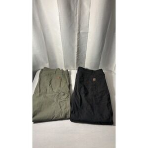 Coleman Men's Canvas Work Pants 40x32 Utility Outdoor Carpenter Hiking~ 2 Pair